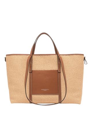 Borsa in paglia intrecciata colore naturale GIANNI CHIARINI | 10356-NATURE